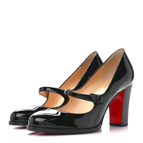 クリスチャンルブタン　Top Street Patent 85 CHRISTIAN LOUBOUTIN Patent Top Street 85 Mary Jane Pumps