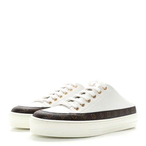 LOUIS VUITTON STELLAR OPEN BA スニーカー LOUIS VUITTON Monogram Womens Stellar Open Back Sneakers 36