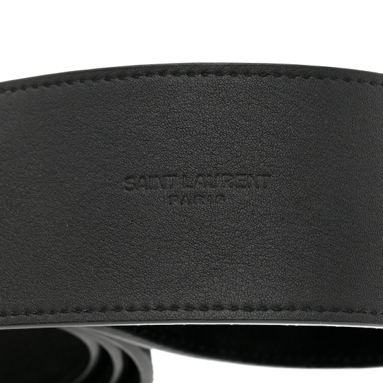 SAINT LAURENT ベルト　80 Leather belt Saint Laurent Black size 80 cm in Leather