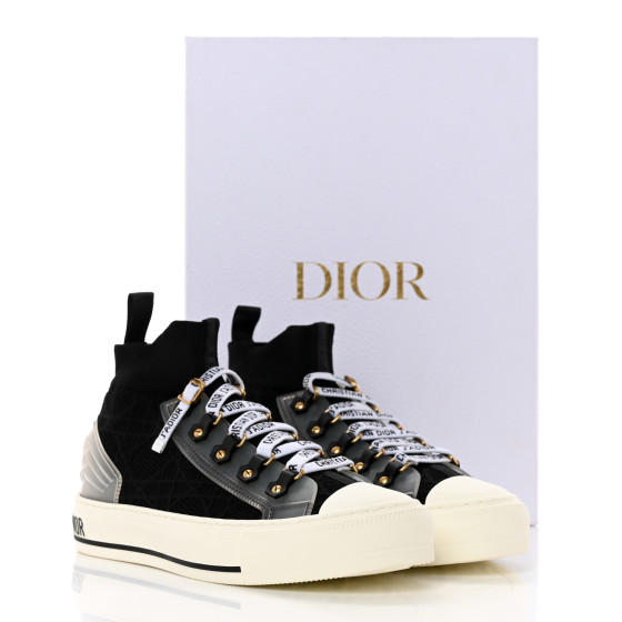 Christian Dior 2017-18AW/D-RACE/ブーツ/37 DIOR | D-Major ショートブーツ カナージュ ツイード・カーフ