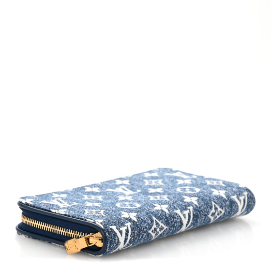 希少品♪【Louis Vuitton】Zippy Wallet財布Monogram Denim Blue Louis Vuitton Blue Monogram Denim Zippy Wallet – Seven Moods