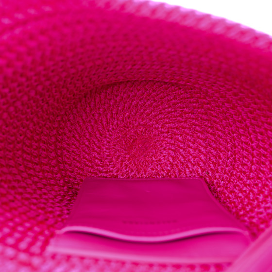 BALENCIAGA ibiza small ピンク BALENCIAGA Nylon Lambskin Woven Small Ibiza Basket With