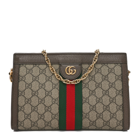 ショルダーバッグ・ポシェット Gucci Gg Supreme Fabric Shoulder Bag With Web Band GG Supreme fabric shoulder bag with Web band GUCCI - Nugnes1920