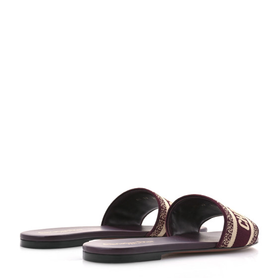 DIOR  Dwayミュール Women's Dway embroidered cotton mules | DIOR | 24S