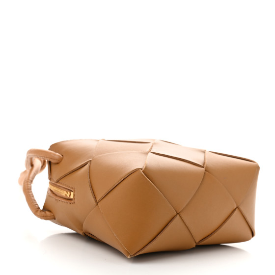 BOTTEGA VENETA Lambskin Maxi Intrecciato Mini Cassette