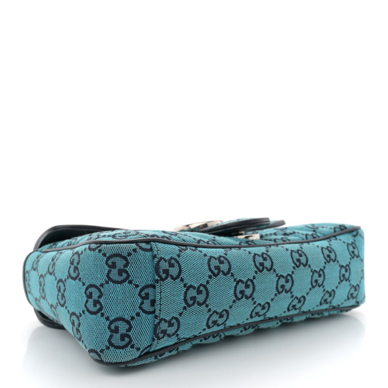 GUCCI Monogram Multicolor Matelasse Diagonal Small GG