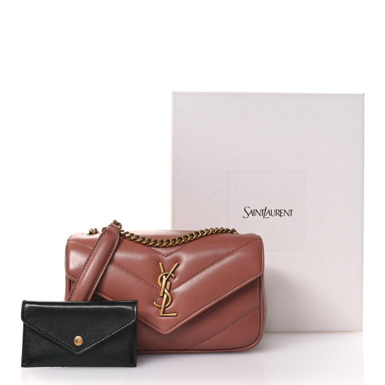 ショルダーバッグ・ポシェット SAINT LAURENT Loulou Mini leather shoulder bag with Chevron Loulou Mini leather shoulder bag with Chevron stitching
