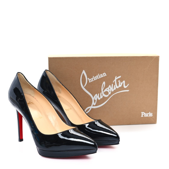 Louboutin ルブタン PIGALE PLATO 100 希少　美品 Authentic Christian Louboutin Pigalle Plato 100 Patent
