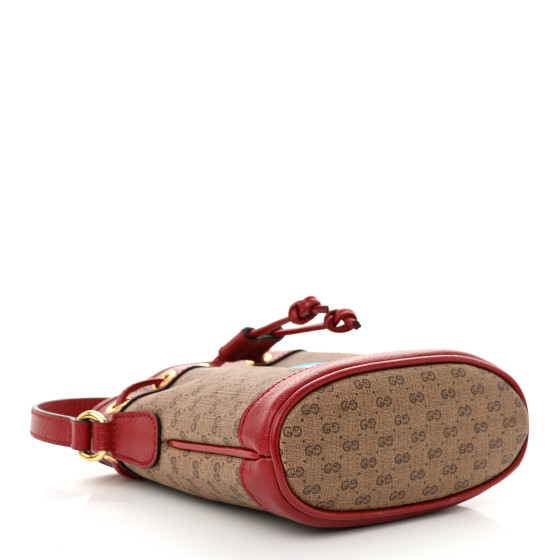 GUCCI X DORAEMON Mini Vintage GG Supreme Monogram Textured