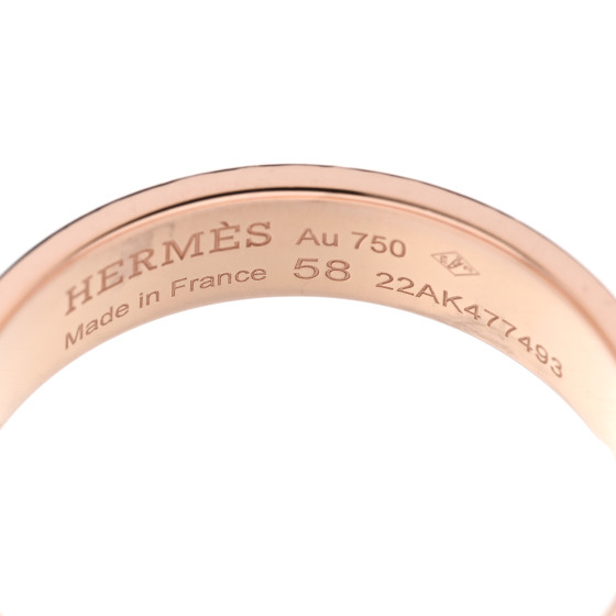 上品！*HERMES* Bague Collier de chien PM 指輪 ローズゴールド Collier de chien ring, small model | Hermès USA