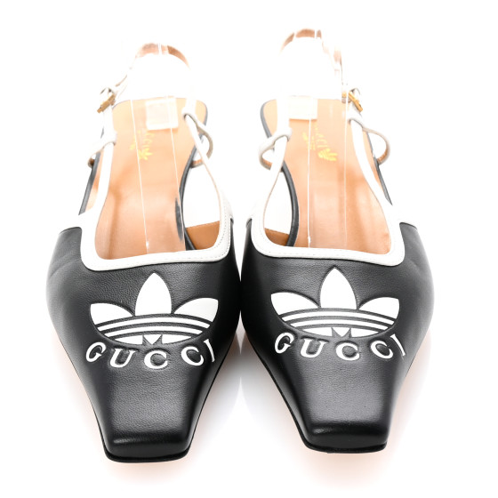 GUCCI X ADIDAS Nappa Charlotte Suede Monogram Trefoil