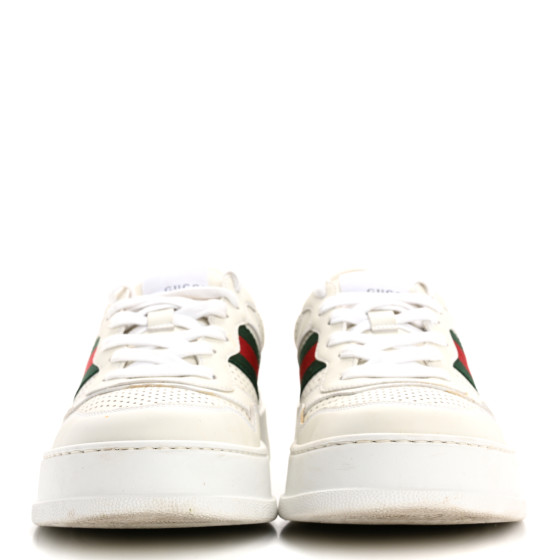 ARABIA - ChiliMama  GUCCI Calfskin Web Perforated Womens Platform 55mm Sneakers