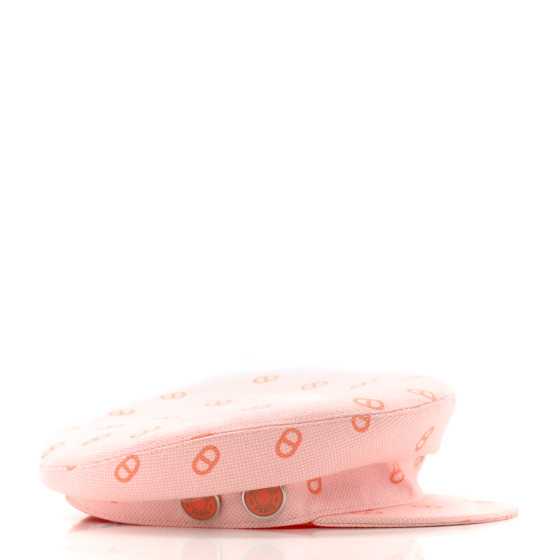 HERMES Canvas Womens Vauban Chaine d'Ancre Cap 56 Rose Pop
