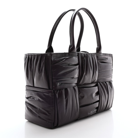 BOTTEGA VENETA Foulard Intrecciato Pleated Medium Arco Tote