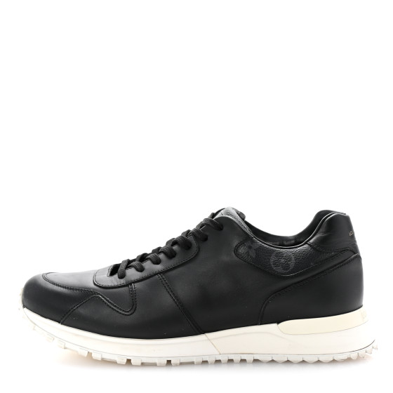 Louis LOUIS VUITTON Calfskin Mesh Monogram Eclipse Mens Run Away