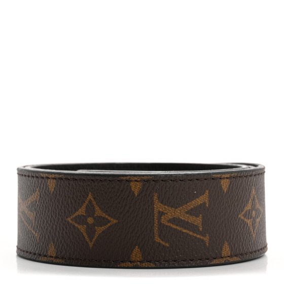 Louis Vuitton ブラックリボンベルト Louis Vuitton Strap Belt Black x Monogram Accessories Approx