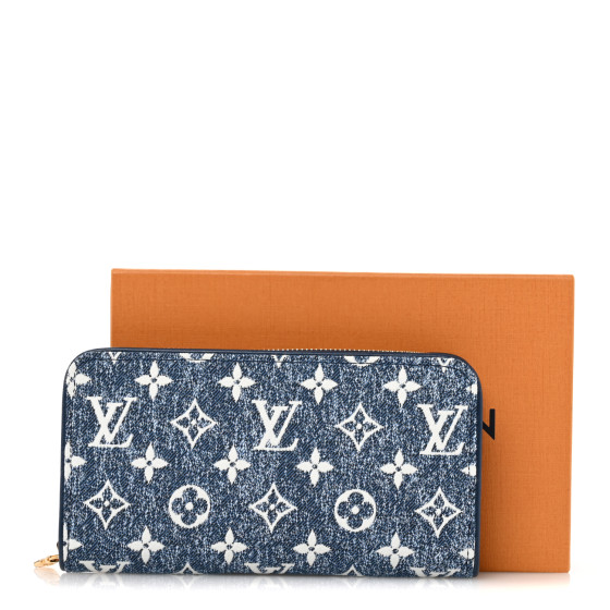 入手困難♪【LV】Zippy Wallet 長財布Denim Monogram Blue Denim LOUIS VUITTON Denim Monogram Jacquard Zippy Wallet Blue
