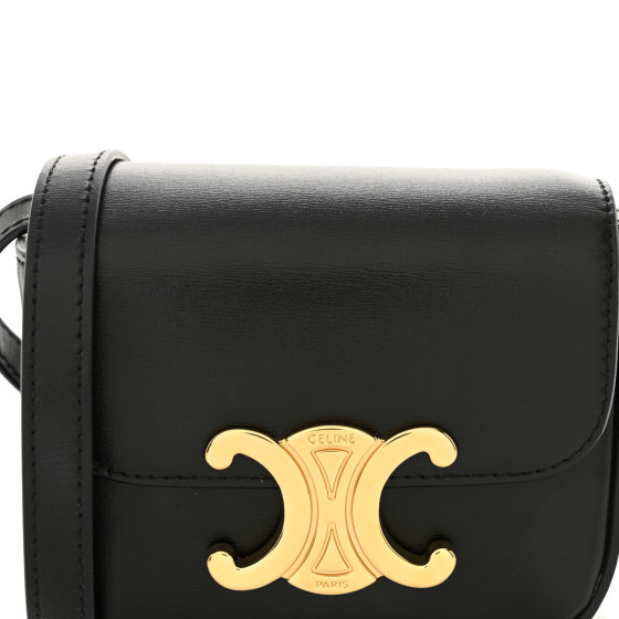 【国内発送】MINI TRIOMPHE IN SHINY CALFSKIN undefined Mini Triomphe in shiny calfskin | CELINE | 24S