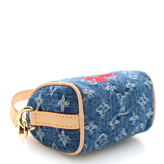 LOUIS VUITTON LV X TM Monogram Denim Cerises Micro Speedy