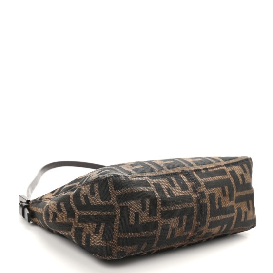 FENDI Zucca Mini Pochette Tobacco 1676622 | FASHIONPHILE