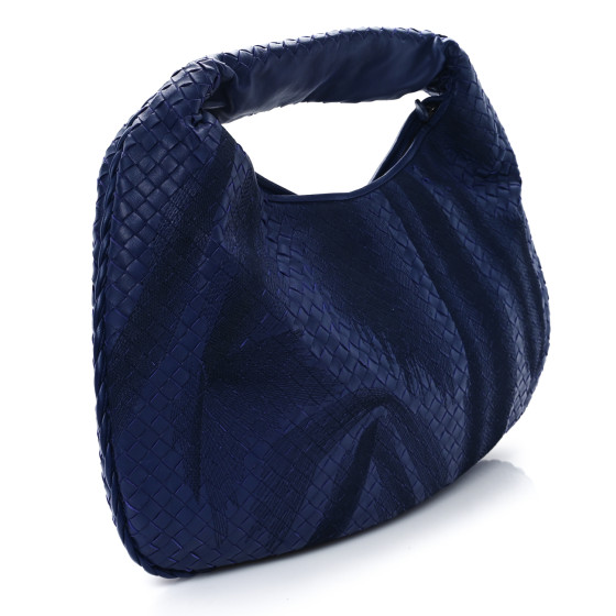 ショルダーバッグ Bottega Veneta Veneto Hobo Bag In Intrecciato Nappa Bottega Veneta Black Intrecciato Woven Nappa Leather Medium