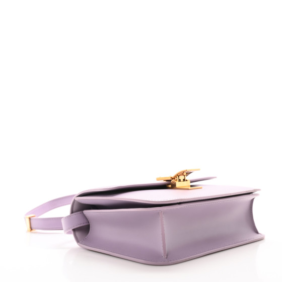 CELINE Box Calfskin Teen Classic Box Flap Bag Lilas 1676584