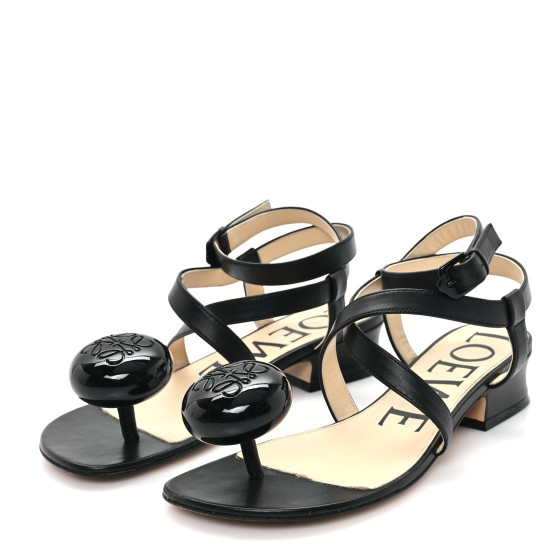 LOEWE レザー ミュール org.jpg