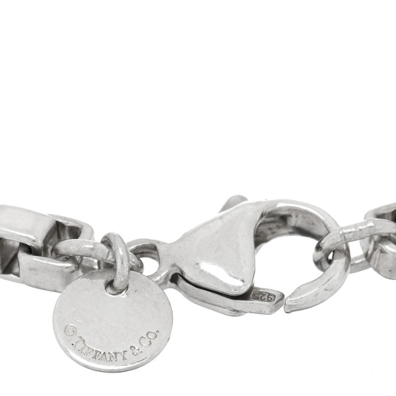 TIFFANY Sterling Silver 4mm Venetian Link Bracelet 1675923