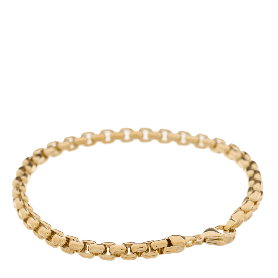 TIFFANY 18K Yellow Gold Venetian Link Bracelet