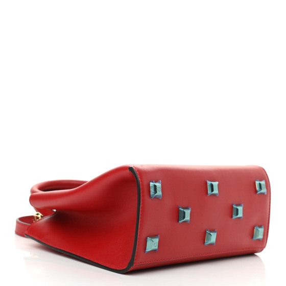 ★関税込★Ferragamo★スタジオスモールボックスバッグ★RED SALVATORE FERRAGAMO Calfskin Small Studio Box Bag Red