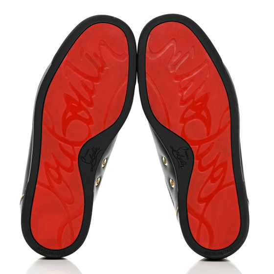 CHRISTIAN LOUBOUTIN Calfskin Spikes Womens Rush Flat