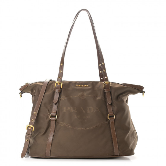 PRADA TESSUTO SAFFIANO バッグ ナイロン レザー Prada Womens Tessuto Nylon Saffiano Leather Black Handbag