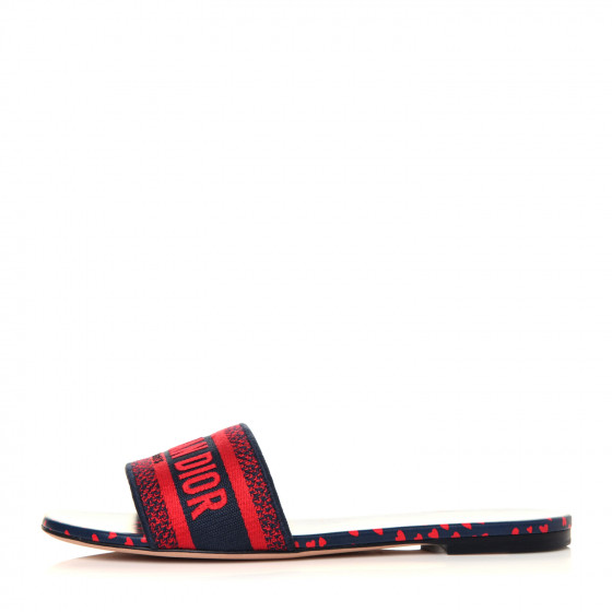 CHRISTIAN DIOR Canvas Pop Heart I Love Paris Embroidered