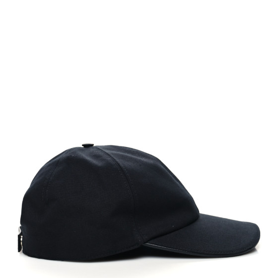 Christian Dior ブラックキャップ L CHRISTIAN DIOR Cotton Embroidered Baseball Cap L Black