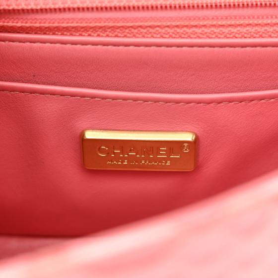 CHANEL Snakeskin Mini Rectangular Valentine Charms Flap Pink