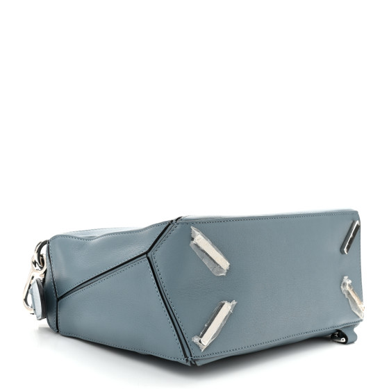 ハンドバッグ Loewe Light Blue Leather Small Puzzle Handbag LOEWE Calfskin Small Puzzle Bag Light Blue 1544797