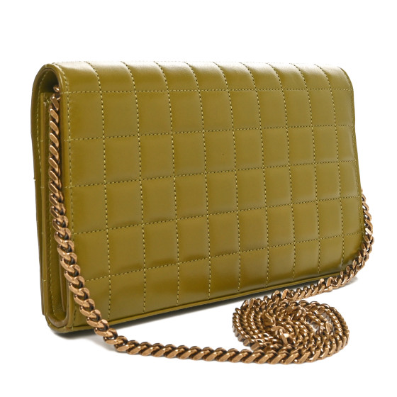 【Saint Laurent】CASSANDREチェーン アマリアバッグ Saint Laurent Cassandre Chain Pouch in Raffia | Saks Fifth