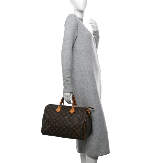 LOUIS VUITTON Monogram Speedy 35