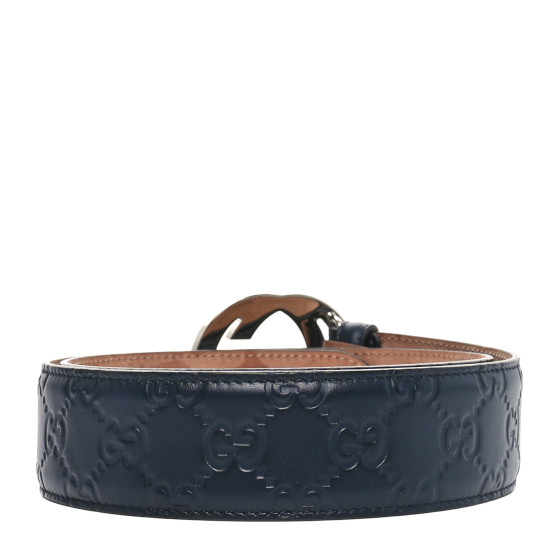 GUCCI ベルト　94cm GG Marmont wide belt in black leather | GUCCI® US