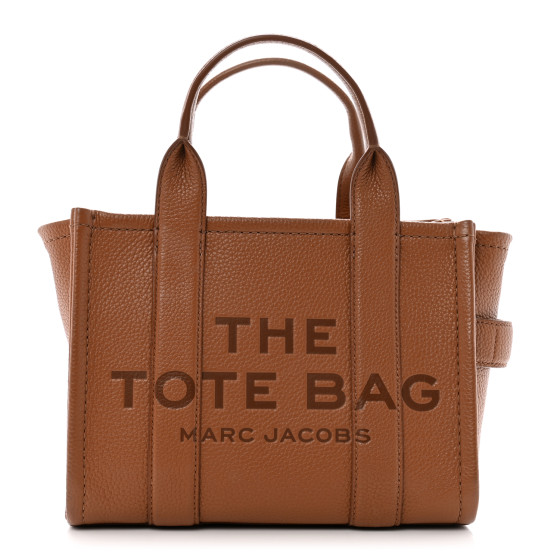 MARC JACOBS Grained Calfskin Small The Tote Bag Argan Oil