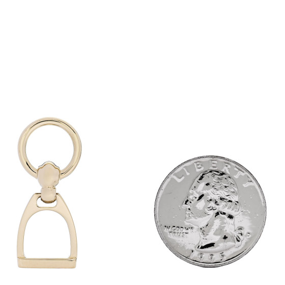 エルメス ツイリーリング Etrier permabrass HERMES Permabrass Etrier Charm Scarf Ring 1685318 | FASHIONPHILE