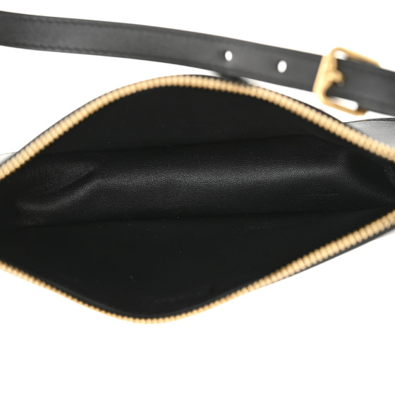 BURBERRY Calfskin Mini Shield Sling Bag Black 1685909