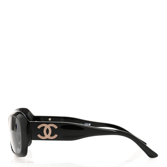 CHANEL CC Sunglasses 5102 Black 1684995 | FASHIONPHILE