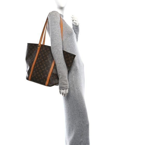 LOUIS VUITTON Monogram Sac Shopping Tote
