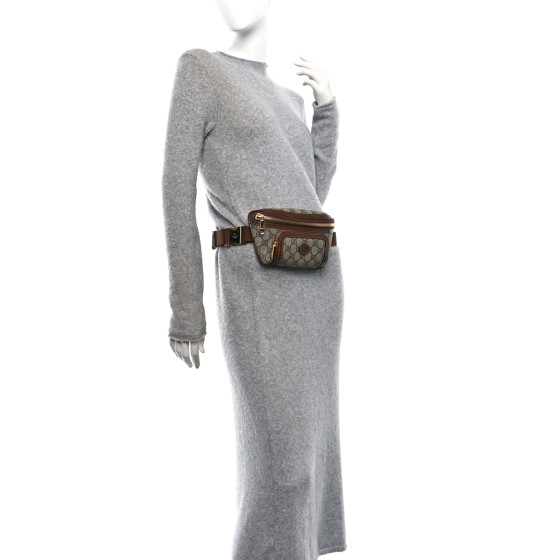 GUCCI GG Supreme Monogram Textured Calfskin Retro