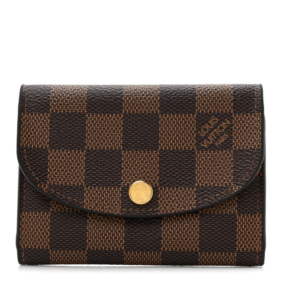 送料込◆希少【LOUIS VUITTON】Rosalie coin purseRoseBallerine LOUIS VUITTON Damier Ebene Rosalie Coin Purse Rose Ballerine