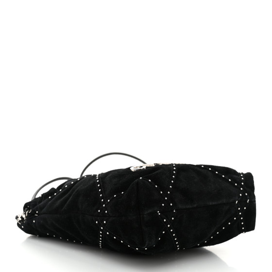 25SS スエードスタッズ CHANEL22 スモール ショルダーバッグ