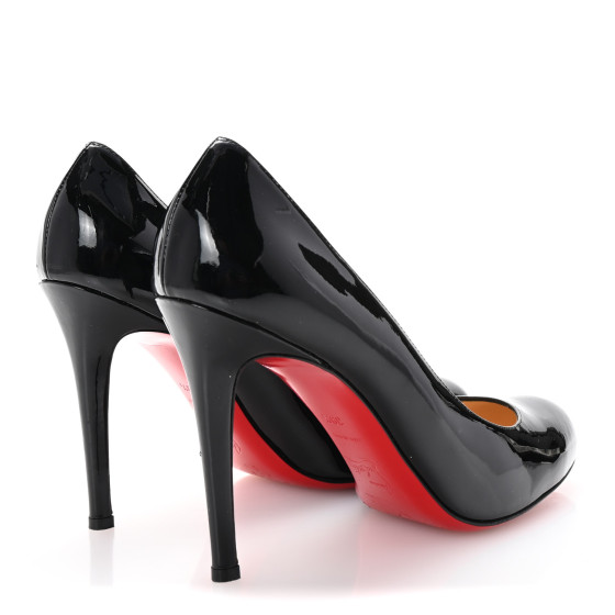 ChristianLouboutin ルブタン シンプルパンプ 100 パテント Iriza 85 ブラック パテントレザー - Shoes - Women - Christian