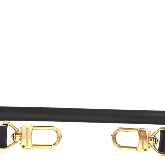 [今日のみの出品]Louis Vuitton ブラックベルトM9608 LOUIS VUITTON Monogram Bandouliere Shoulder Strap Black