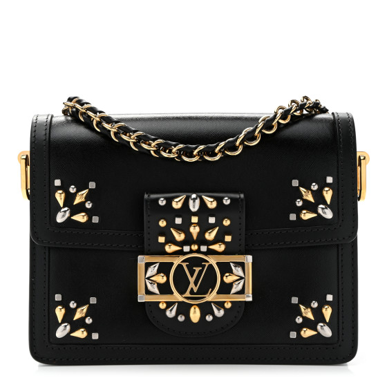 Louis Vuitton エピ レザーデイ ブラックパック LOUIS VUITTON Epi Mini Dauphine Embellished Black 1685989